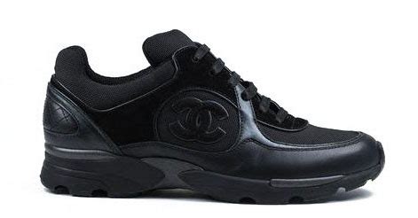 chanel leather trainers|More.